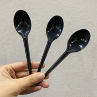 Cuillères en plastique jetables 15/21 cm les plus vendues 2026 pour fêtes, restaurants, restauration rapide, à emporter – Prix abordable – Jaune, Rouge, Blanc