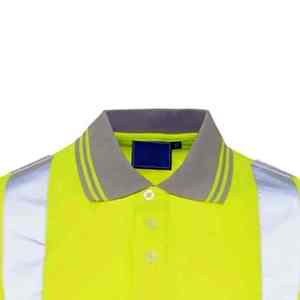 Camisetas de Trabajo Reflectantes de Seguridad ANSI Clase 1 de Alta Calidad, 100% Algodón, Logotipo Personalizado Impreso, Sólidas, Largas/Cortas, Relevo - Product Image 6