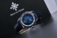 Jam Tangan Mekanik Pria 40mm Kulit 9081S-05 dengan Tali Baja Tahan Karat, Kristal Safir, Alexander Ferros Otomatis Sport 5BAR Tahan Air.