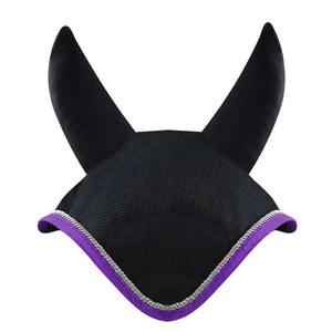 Voile anti-mouches pour chevaux avec logo personnalisé, respirant, anti-moustiques, bonnet de protection pour les oreilles des chevaux, tissu en maille avec étiquette privée - Product Image 2