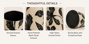 Premium Quality Modern Metal Flower <b>Vase</b> Set 2 <b>Unique</b> Enamel Finished Tabletop <b>Vases</b> Home Decoration Handmade Customize - Product Image 4
