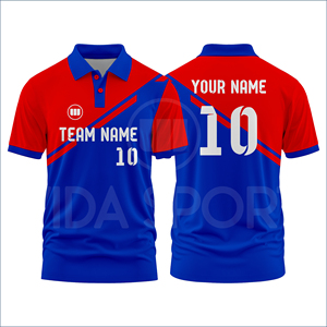 ชุดกีฬาคริกเก็ตมืออาชีพใหม่ของ Wida Sports เสื้อเจอร์ซีย์สั่งทำพิเศษ แห้งเร็ว ระบายอากาศได้ดี เป็นมิตรกับสิ่งแวดล้อม ผลิตจากโพลีเอสเตอร์ 100% แบบซับลิเมชั่น - Product Image 3