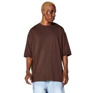 Nouveaux T-shirts pour hommes surdimensionnés à la mode, logo imprimé DTF personnalisé, col rond, manches courtes, taille plus, style hip-hop, écologiques - Product Image 1