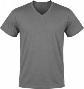 Camiseta de Manga Corta Casual para Hombre, Marca AMY, 100% Algodón, Corte Regular, Lisa, con Logotipo Personalizado al por Mayor - Product Image 4