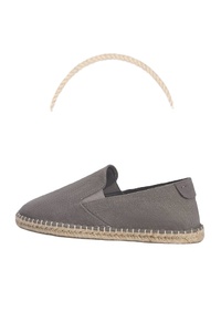 รองเท้าเอสพาดริลล์ผ้าใบสีเรียบเป็นมิตรกับสิ่งแวดล้อมรองเท้าจากบังคลาเทศ - Product Image 4