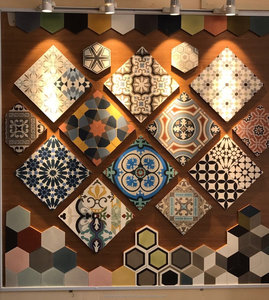 กระเบื้องซีเมนต์ลายหินขัด200X200 300X300ขนาดกระเบื้องปูพื้นและผนังดีไซน์ทำด้วยมือผลิตจากโรงงาน VST - Product Image 6