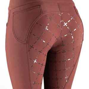 กางเกงขี่ม้าเสริมความทนทานสองชั้นเพื่อความแข็งแรงเป็นพิเศษสำหรับการขี่ม้าทางไกล - Product Image 5