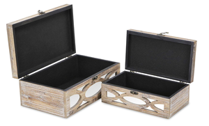 Wooden Luxury Mirror <b>Storage</b> Decorative Fancy <b>Box</b> for Table Decoration New Luxury <b>Storage</b> <b>Box</b> Supplier for Gift Packing <b>Storage</b> - Product Image 5