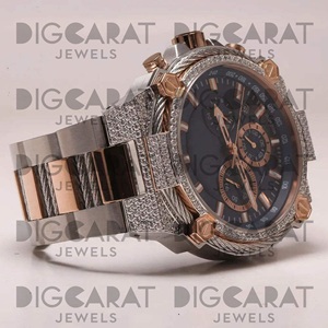 Reloj de Diamantes Cultivados en Laboratorio de Lujo para Hombre, Fabricación India, para Uso Ejecutivo o Eventos Formales, Disponible en Grandes Cantidades - Product Image 4