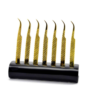 Pince à épiler professionnelle anti-acide en acier inoxydable de haute qualité, design optimal, 3 pièces avec pointe précise - Product Image 2