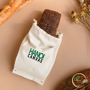 Stylish Eco Friendly Jute Bread <b>Bag</b> with Printed Logo for Branding and Packaging - Product Image 1