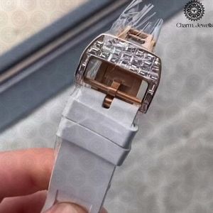 Montre de luxe pour homme en acier inoxydable 40 mm, cadran saphir, mouvement mécanique analogique, étanche 10 bars, date automatique, fermoir déployant - Product Image 4