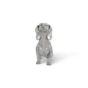 Sculpture d'animal en métal élégante faite à la main, figurine d'animal en métal de luxe au style premium, décoration moderne, sculpture polie moderne - Product Image 2