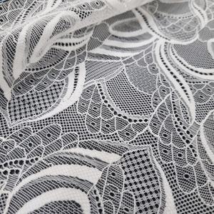 Lightweight Large Floral Stretch <b>Lace</b> Fabric 147cm Nylon Spandex <b>Elastic</b> Warp Knit Customized Color Custom Designs Accepted for - Product Image 3