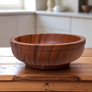 Bol en bois de manguier de qualité supérieure, design classique fait main, parfait pour un usage quotidien, cuisine, salle à manger, décoration de table à la maison - Product Image 5
