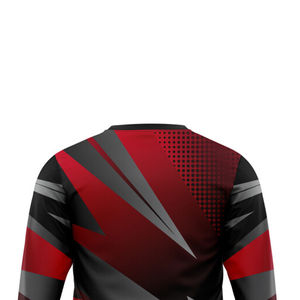 Maillot de sport personnalisé pour homme, durable, imprimé par sublimation, respirant, manches longues, 100% polyester, séchage rapide, service OEM, prix raisonnable - Product Image 6