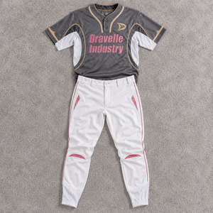 OEM Custom Sublimated Men's Performance Softball Uniform 2-Ply Reinforced Knee Jersey Pants Pro Slide Protection Kit - Product Image 1