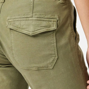 Pantalones Cargo Casuales para Mujer, Corte Regular, Cintura Alta, Transpirables, Resistentes al Viento, Estilo Urbano, Pierna Ancha, Algodón y Fibra de Bambú - Product Image 5