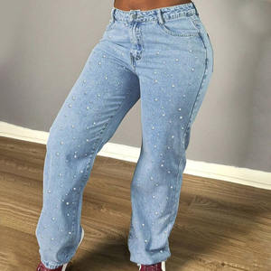 Pantalones Vaqueros Cargo Casuales Transpirables de Corte Regular para Mujer con Múltiples Bolsillos, Estilo Urbano y Diseño de Frente Plano - Product Image 3