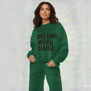 Sweat-shirt oversize à col montant pour femme, confort de luxe, en molleton doux, coupe ample, style streetwear décontracté pour l'hiver, logo personnalisable sur le devant - Product Image 4