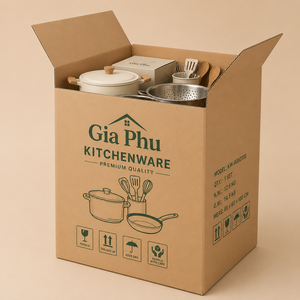 Eco-Friendly Heavy-Duty Reusable Custom Logo Slotted <b>Box</b> High Quality <b>Recycled</b> Corrugated Carton Packaging for Household - Product Image 2