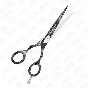 Ciseaux de coiffure professionnels 440C, ciseaux de barbier et ciseaux à effiler, ciseaux de précision pour salon de coiffure et beauté - Product Image 2