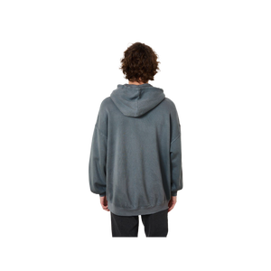 <b>Men's</b> Oversized Hooded Sweatshirt Solid Color Cotton Fleece Casual <b>Pullover</b> Autumn Style Pocket Design Oversized Fit - Product Image 4