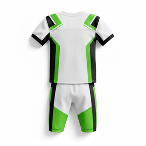 Uniforme de football américain personnalisé de haute qualité, maillot de gridiron durable en polyester et élasthanne, uniformes de match en sergé résistant - Product Image 3