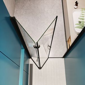 1 3/8 \ "porta doccia universale regolabile con 1/4 \" vetro temperato - Product Image 2