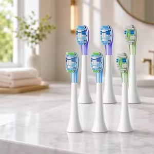 Cabezales de Repuesto para Cepillo de Dientes Eléctrico, Cabezales de Cepillo con Cerdas Suaves Tipo Hilo Dental para Cuidado Bucal - Product Image 1