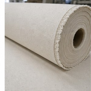 Direct Factory Supply Industrial Grade 100% Cotton Canvas <b>Fabric</b> RFD Ready for Dyeing Versatile Cotton Textile Available At Sale - Product Image 1