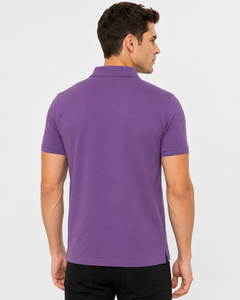 Camisa polo de hombre a la moda con diseño moderno, tela suave, fácil de llevar, perfecta para ropa urbana y conjuntos diarios, elegante y moderna. - Product Image 3