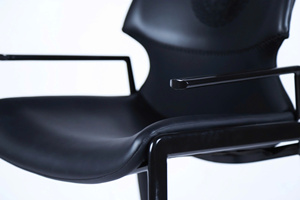 Silla de comedor de cuero de lujo moderna, muebles de restaurante para el hogar portátiles de clase alta para parques de tarifas inferiores de Vietnam para interiores y exteriores - Product Image 6