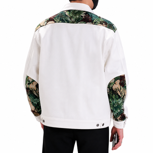 Blouson Bomber Homme M.BAANI en Polaire Écologique, Coque en Polyester, Fermeture Éclair, Col Rabattable, Style Décontracté - Product Image 2