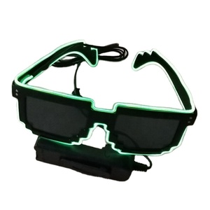 <span class=keywords><strong>Lime</strong></span> <span class=keywords><strong>Light</strong></span> El Craft EL Lunettes à fil Led Lunettes rougeoyantes Éclairage décoratif - Product Image 1