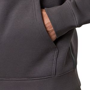 <b>Mens</b> Charcoal <b>Grey</b> Pullover Hoodie Casual Fleece <b>Sweatshirt</b> Long Sleeve Athletic Streetwear Hoodie - Product Image 5