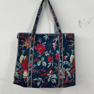 Bolso de Mano de Algodón Elegante para Mujer, Bolso Tote de Lona con Estampado Personalizado y Cremallera, Bolso de Transporte Resistente con Cremallera para Mujer - Product Image 1