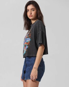 Camisetas Boxy de Moda para Mujer con Logo Personalizado al por Mayor, Camisetas Casuales Suaves Estilo Streetwear, Tops Baratos y Elegantes para Impresión y Moda - Product Image 2