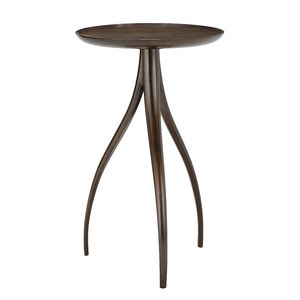 Table d'appoint compacte en métal finition or, élégante, idéale pour appartements, chambres, salons, hôtels et restaurants - Product Image 4