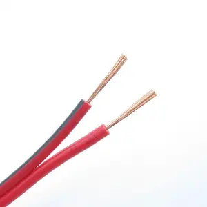 SZADP Speaker cable Pvc insulation 2 cores 4 cores Twin Flat Cable RVB Red and Black Twin Flat Parallel Lines Speak Cable