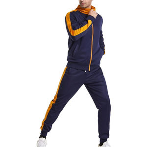 Conjunto de chándal de invierno personalizado para hombre, de alta calidad, con cremallera completa, sudadera con capucha, informal, al por mayor, bajo precio - Product Image 2