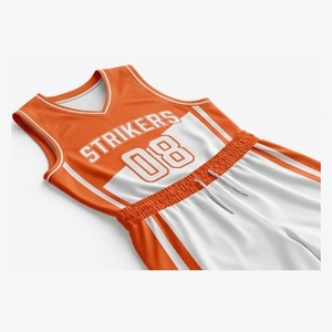 Maillots de basket-ball professionnels pour compétition, impression numérique, en mesh, ensembles de basket-ball pour jeunes, uniformes de basket-ball personnalisés de haute qualité - Product Image 4