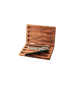Wholesale Manufacture Modern Wooden <b>Pen</b> box Brown Color For Office School teacher's & Friends <b>Pen</b> <b>Gifts</b> Packaging Box - Product Image 2