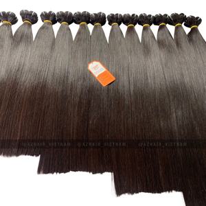 Paquetes de pelo liso de hueso vietnamita crudo listo para enviar Super doble dibujado longitud larga 8-32 \ "Color Natural - Product Image 2