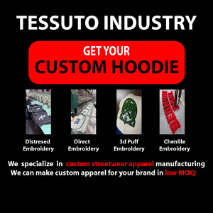 ผู้ผลิตเสื้อฮู้ดดี้ผ้าฝ้ายฟลีซหนานุ่มแบบโอเวอร์ไซส์ ตกแต่งด้วยคริสตัลและดีเทลขาดๆ แบบมีสไตล์ พร้อมงานปักคุณภาพสูงสำหรับสตรีทแวร์ - Product Image 6