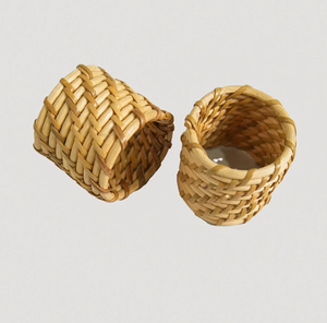 Anillos Porta Servilletas de Ratán Tejido de Diseño Novedoso, Elegantes para el Hogar, Cocina, Comedor y Cenas, a Precio de Mayoreo - Product Image 1
