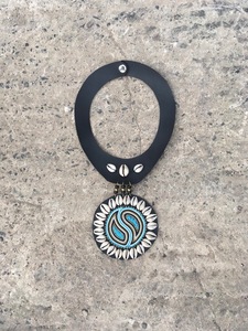 CRYSTAL CRAFT Hot Selling African Vintage Boho Embroidered Charm Necklace Glass Beads Link Chain Women's Wedding Christian - Product Image 6