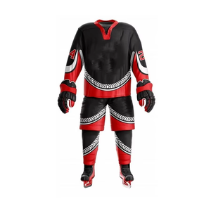 Custom Ice Hockey Uniform Set Olive Green <b>Orange</b> Sublimation Printed Jersey Gloves <b>Socks</b> Pants Full Kit OEM Wholesale - Product Image 6