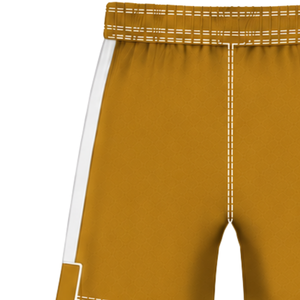Pantalones Cortos de Rugby Color Marrón Dorado y Blanco, Cintura Elástica con Cordón, Ropa Deportiva Ligera para Entrenamiento, Partidos y Equipos - Product Image 4