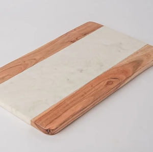 Tabla de Cortar de Madera y Mármol de Primera Calidad a Precio Accesible, Tablas de Charcutería de Mármol, Tabla de Cortar, Tabla para Picar - Product Image 1